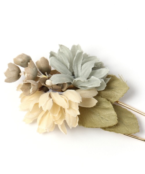 studio CLIP（スタディオクリップ）の「お花コサージュストールピン（ブローチ/コサージュ・レディース・ピンク/ブルー・FREE）」の6枚目の写真