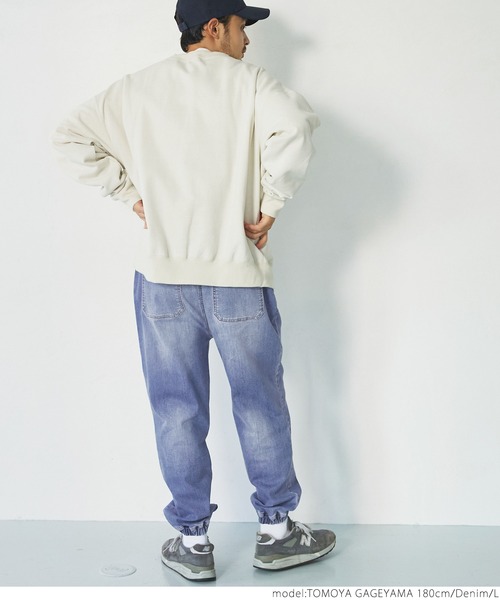 coca（coca）（コカ）の「メンズ ストレッチデニムジョガーパンツ（その他パンツ・メンズ・ブルー系その他・M/L）」の6枚目の写真