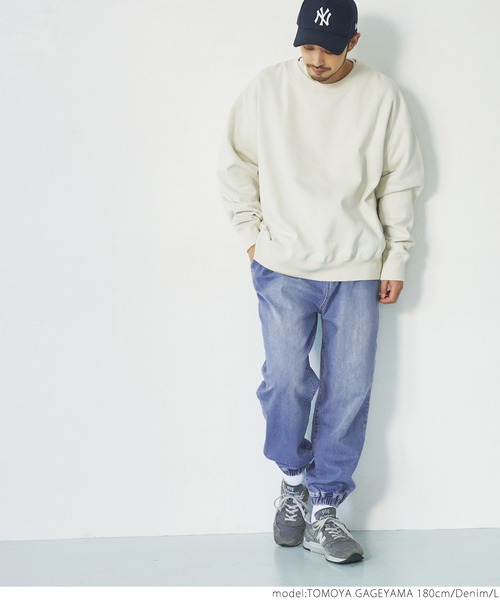 coca（coca）（コカ）の「メンズ ストレッチデニムジョガーパンツ（その他パンツ・メンズ・ブルー系その他・M/L）」の4枚目の写真
