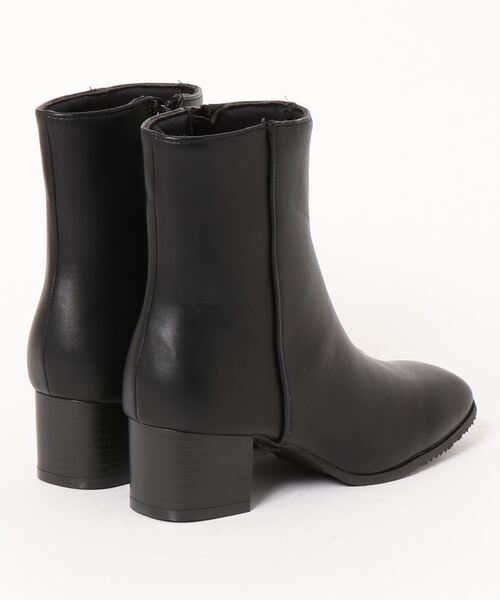 CHILLE(チル)の「切替デザインミディブーティー(ブーツ・レディース・ブラック/ダークブラウン/ブラック系・LL/S/M/L)」の15枚目の写真