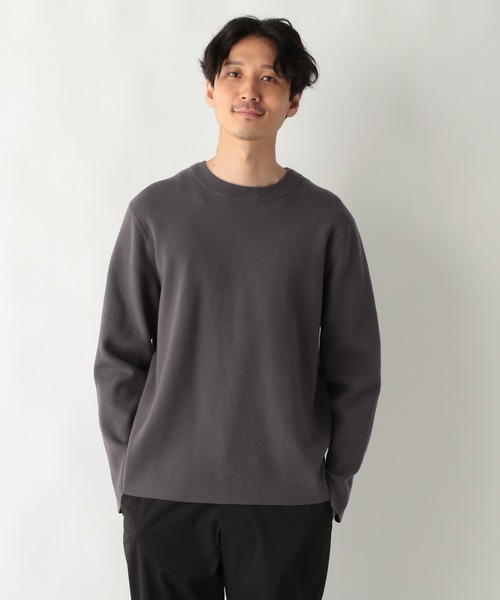 GLOBAL WORK(グローバルワーク)の「ヤミツキニットクルーネック/952818(ニット/セーター・メンズ・チャコールグレー/ネイビー/イエロー/ブルー/オートミール/ホワイト×ネイビー/ベージュ系その他・SMALL/MEDIUM/LARGE/X-LARGE)」の13枚目の写真