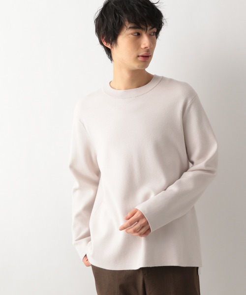 GLOBAL WORK(グローバルワーク)の「ヤミツキニットクルーネック/952818(ニット/セーター・メンズ・チャコールグレー/ネイビー/イエロー/ブルー/オートミール/ホワイト×ネイビー/ベージュ系その他・SMALL/MEDIUM/LARGE/X-LARGE)」の12枚目の写真