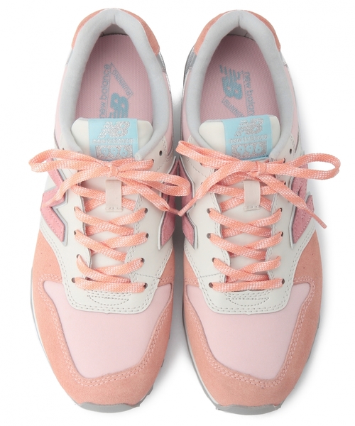 NEW BALANCE（ニューバランス）の「◆[ニューバランス]new balance WR996 カラーコンビスニーカー 15SS（スニーカー・レディース・ライトブルー/ピンク・22.5cm/23cm/23.5cm/24cm/24.5cm/25cm）」の3枚目の写真