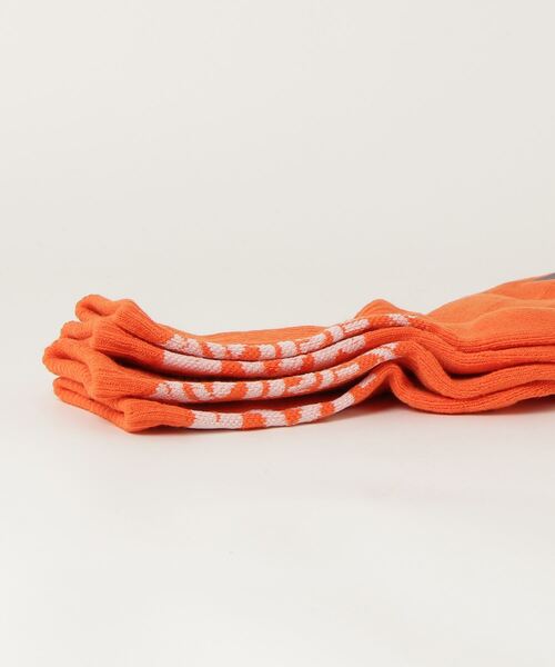 AVIREX（アヴィレックス）の「NYC リブ ソックス / NYC RIB SOCKS / アヴィレックス / AVIREX（ソックス/靴下・メンズ・オレンジ/ブラック/ホワイト・FREE）」の4枚目の写真