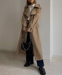 Avvenente | 【Avvenente】ビッグカラートレンチコート(トレンチコート)