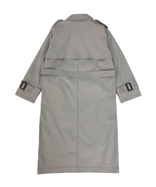 Avvenente（アベネンテ）の「【Avvenente】ビッグカラートレンチコート（トレンチコート・レディース・ライトグレー/ベージュ・FREE）」の14枚目の写真