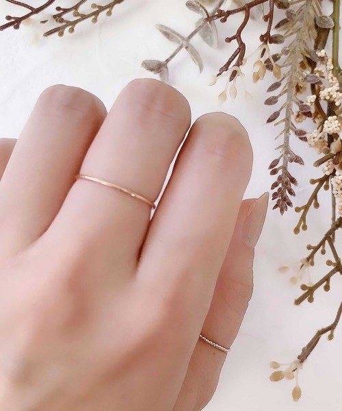 fing.(フィング)の「forever クラフトリング(リング・レディース・シルバー/ゴールド/ピンクゴールド・9号/5号/3号/7号/15号/11号/13号)」の9枚目の写真