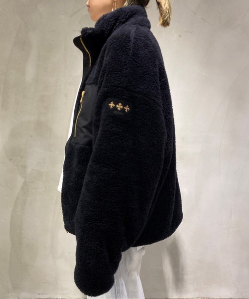 B'2nd（ビーセカンド）の「TATRAS(タトラス) ボアスタンド/LTAT21A4873-L（ブルゾン・レディース・ブラック/ベージュ・1/2/3）」の10枚目の写真