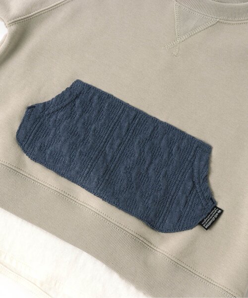 BREEZE（ブリーズ）の「ニットポケットトレーナー_裏シャギー（スウェット・キッズ・パープル/オレンジ/ブラック/グリーン/イエロー/ベージュ・110/100/80/90/120/130/140）」の22枚目の写真