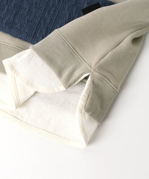 BREEZE（ブリーズ）の「ニットポケットトレーナー_裏シャギー（スウェット・キッズ・パープル/オレンジ/ブラック/グリーン/イエロー/ベージュ・110/100/80/90/120/130/140）」の16枚目の写真