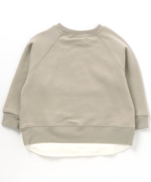 BREEZE（ブリーズ）の「ニットポケットトレーナー_裏シャギー（スウェット・キッズ・パープル/オレンジ/ブラック/グリーン/イエロー/ベージュ・110/100/80/90/120/130/140）」の8枚目の写真