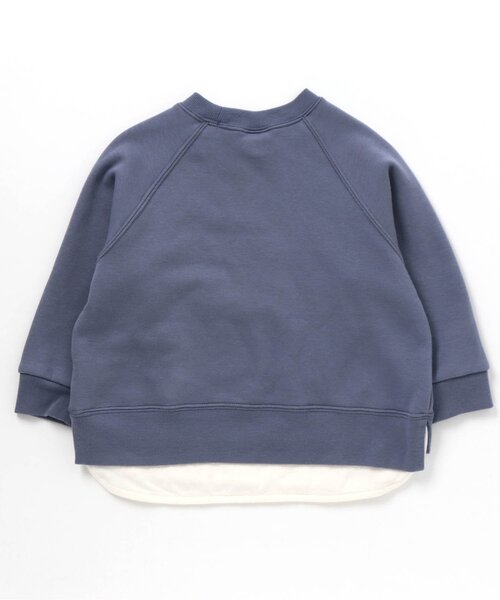 BREEZE（ブリーズ）の「ニットポケットトレーナー_裏シャギー（スウェット・キッズ・パープル/オレンジ/ブラック/グリーン/イエロー/ベージュ・110/100/80/90/120/130/140）」の12枚目の写真