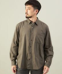 green label relaxing | ウール ブレンド ビエラ レギュラーカラー シャツ(シャツ/ブラウス)