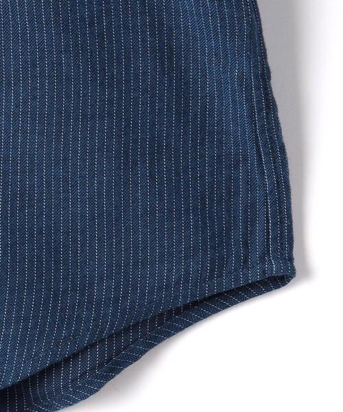 green label relaxing（グリーンレーベルリラクシング）の「ウール ブレンド ビエラ レギュラーカラー シャツ（シャツ/ブラウス・メンズ・ネイビー/グレー/モカ・S/M/L）」の14枚目の写真