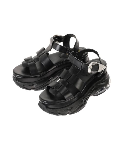 EVRIS(エヴリス)の「エアーソールグルカサンダル(サンダル・レディース・ブラウン/ブラック・SMALL/LARGE/MEDIUM)」の2枚目の写真