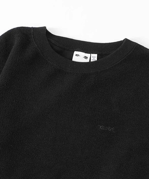 X-girl（エックスガール）の「REVERSE SWEAT TOP（スウェット・レディース・アッシュ/イエロー/ブラック・XL/S/L/M）」の10枚目の写真