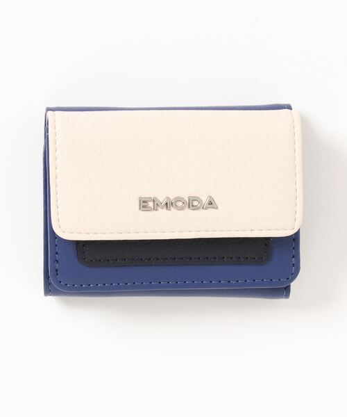 EMODA（エモダ）の「【EMODA/エモダ】 マルチカラー三つ折りコンパクトウォレット（財布・レディース・ブラック/ブラウン/アイボリー・FREE）」の2枚目の写真