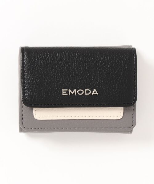 EMODA（エモダ）の「【EMODA/エモダ】 マルチカラー三つ折りコンパクトウォレット（財布・レディース・ブラック/ブラウン/アイボリー・FREE）」の8枚目の写真