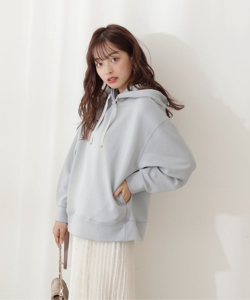 PROPORTION BODY DRESSING(プロポーションボディドレッシング)の「ビッグシルエットバックジップパーカー / 1212160101(Tシャツ/カットソー・レディース・ピンク/ライトグリーン/ホワイト系その他/イエロー系その他・FREE)」の3枚目の写真