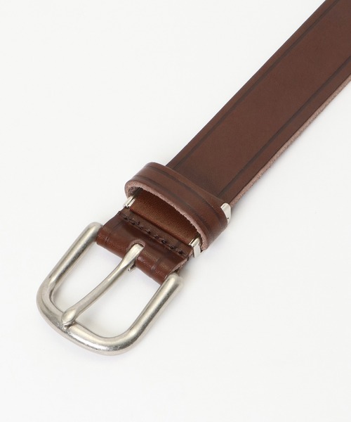 ikka（イッカ）の「栃木レザー 念引きベルト（ベルト・メンズ・ブラック/ダークブラウン/ブラウン・FREE）」の4枚目の写真