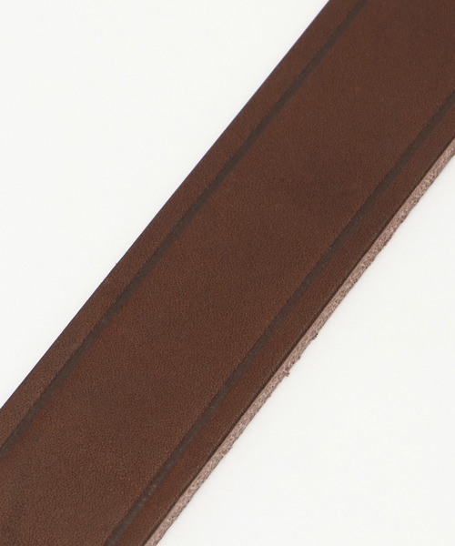 ikka（イッカ）の「栃木レザー 念引きベルト（ベルト・メンズ・ブラック/ダークブラウン/ブラウン・FREE）」の7枚目の写真