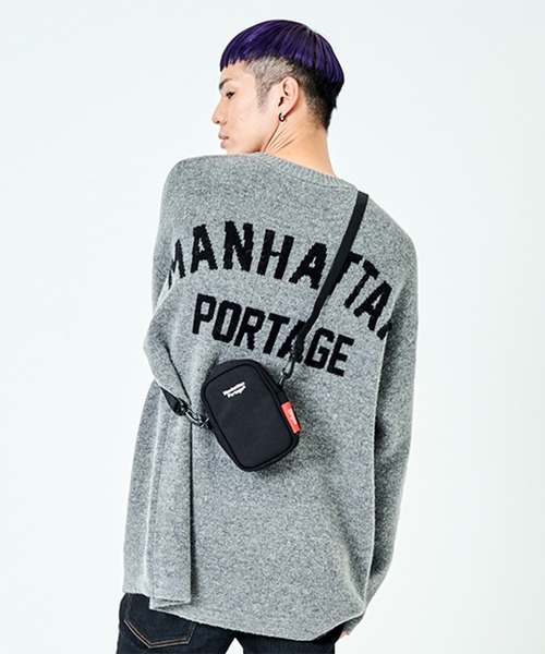 Manhattan Portage(マンハッタンポーテージ)の「Cobble Hill Bag (SM)(ショルダーバッグ・メンズ・ブラック・X-SMALL)」の6枚目の写真