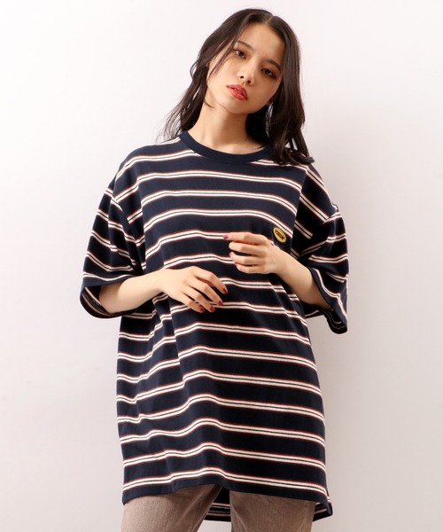 VISION STREET WEAR(ヴィジョンストリートウェア)の「VISION STREET WEAR USAコットンボーダーTee(Tシャツ/カットソー・メンズ・オフホワイト/ネイビー/チャコールグレー・M/L/LL)」の6枚目の写真