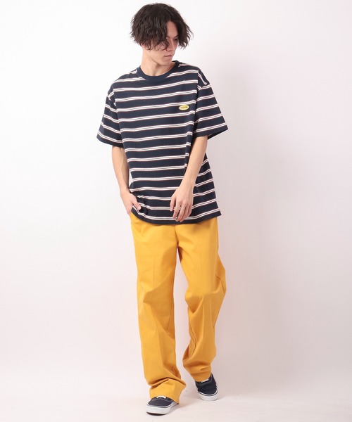 VISION STREET WEAR(ヴィジョンストリートウェア)の「VISION STREET WEAR USAコットンボーダーTee(Tシャツ/カットソー・メンズ・オフホワイト/ネイビー/チャコールグレー・M/L/LL)」の4枚目の写真