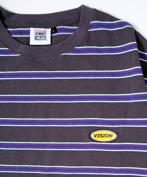 VISION STREET WEAR(ヴィジョンストリートウェア)の「VISION STREET WEAR USAコットンボーダーTee(Tシャツ/カットソー・メンズ・オフホワイト/ネイビー/チャコールグレー・M/L/LL)」の13枚目の写真