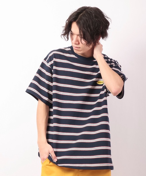 VISION STREET WEAR(ヴィジョンストリートウェア)の「VISION STREET WEAR USAコットンボーダーTee(Tシャツ/カットソー・メンズ・オフホワイト/ネイビー/チャコールグレー・M/L/LL)」の21枚目の写真