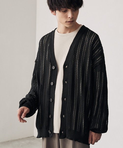 rito structure◆カーディガン(厚手)/1/ウール/BEG/077R22W029K ZERO FLOOR:オーガニックウールカーディガン/RIT-17 | SAWADA MARCHE