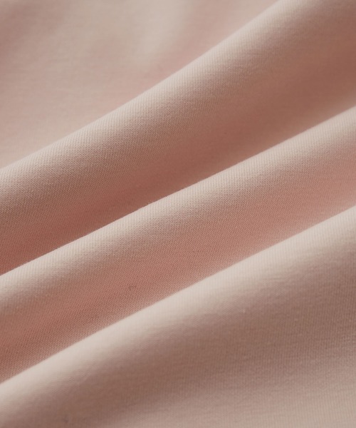 VIS（ビス）の「軽くソフトな肌触り。スフレタッチボリュームスリーブプルオーバー（スウェット・レディース・ネイビー/オフホワイト/ピンク・FREE）」の20枚目の写真