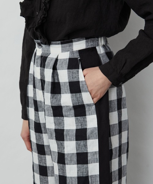 LOISIR（ロワズィール）の「ブロックチェックワイドパンツ