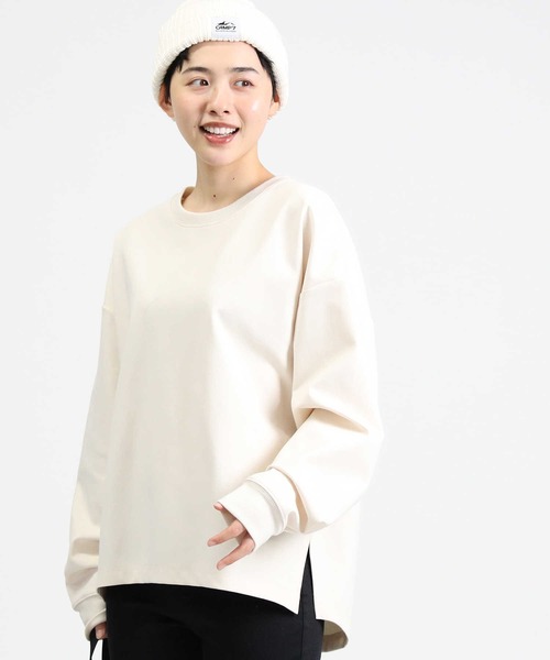 CAMP7（キャンプセブン）の「【CAMP7】イラストプリントロンＴ（Tシャツ/カットソー・レディース・ダークグレー/オフホワイト/イエロー・M/L）」の9枚目の写真