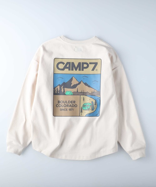 CAMP7（キャンプセブン）の「【CAMP7】イラストプリントロンＴ（Tシャツ/カットソー・レディース・ダークグレー/オフホワイト/イエロー・M/L）」の19枚目の写真