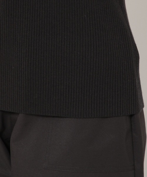 PAGEBOY（ページボーイ）の「リンガーニットタンク（タンクトップ・レディース・ブラック/オフホワイト・FREE）」の4枚目の写真