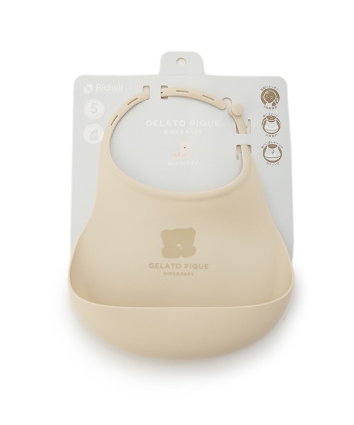 gelato pique（ジェラートピケ）の「【BABY】シリコンお食事スタイ（スタイ/よだれかけ・キッズ・ベージュ・FREE）」の7枚目の写真