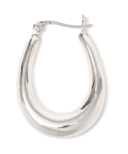 SHIPS（シップス）の「Luasifar:オーバルピアス（ピアス（両耳用）・レディース・シルバー・ONE SIZE）」の3枚目の写真