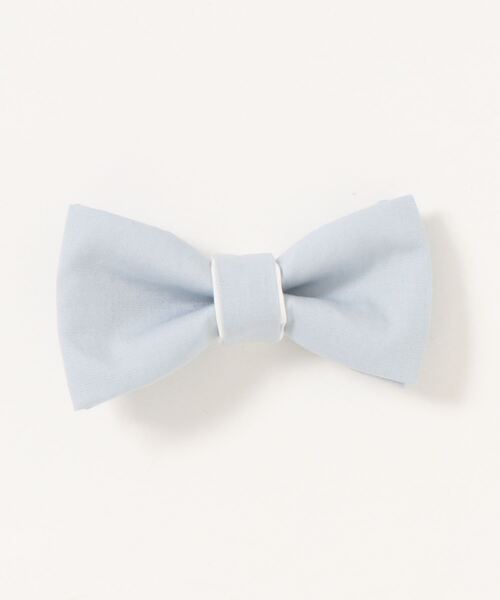 BOW（ボウ）の「【BOW/ボウ】蝶ネクタイ/無地/息子に恋する蝶ネクタイ♪ ボタンにラクラク取付け♪（蝶ネクタイ・キッズ・グレー/ブルー系その他/ブルー系その他2/ピンク・ONE SIZE）」の4枚目の写真