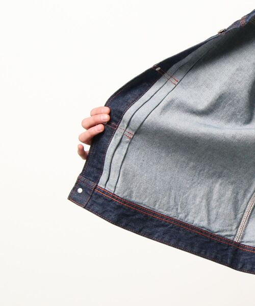 Lee（リー）の「Lee/リー　COMPILATIONSカウボーイ　デニムジャケット（デニムジャケット・メンズ・ダークインディゴブルー/ワンウォッシュ・SMALL/MEDIUM/LARGE/X-LARGE）」の22枚目の写真