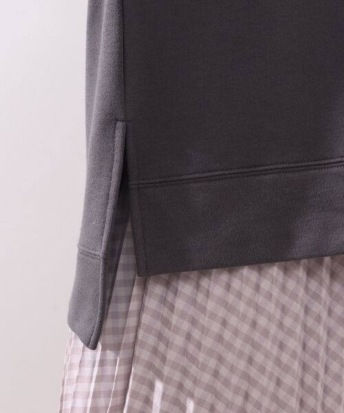 DRESKIP（ドレスキップ）の「◆コンパクト裏毛パ－カー（パーカー・レディース・グリーン/グレー系その他/ナチュラル/オフホワイト・02/03/04）」の10枚目の写真