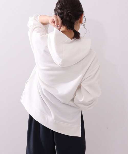 DRESKIP（ドレスキップ）の「◆コンパクト裏毛パ－カー（パーカー・レディース・グリーン/グレー系その他/ナチュラル/オフホワイト・02/03/04）」の13枚目の写真