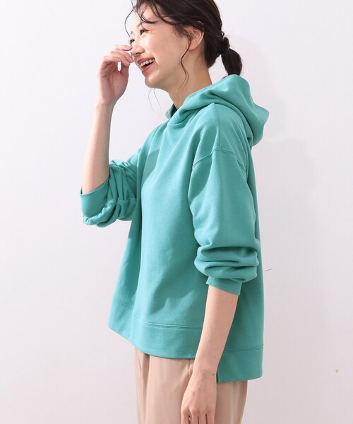 DRESKIP（ドレスキップ）の「◆コンパクト裏毛パ－カー（パーカー・レディース・グリーン/グレー系その他/ナチュラル/オフホワイト・02/03/04）」の19枚目の写真