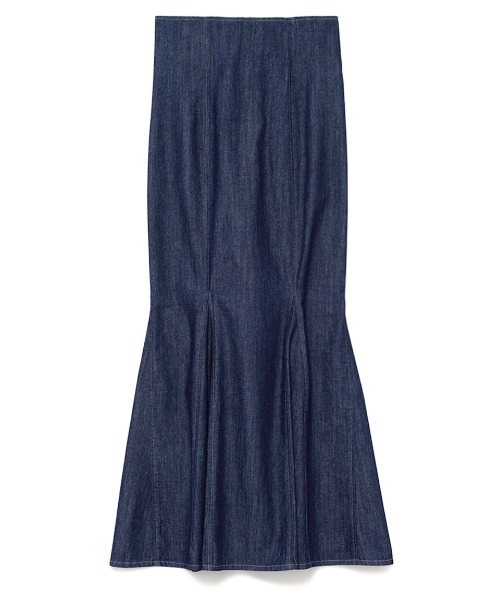 Stylevoice for xxx(スタイルヴォイスフォー)の「マーメイドデニムスカート(スカート・レディース・ライトブルー/インディゴブルー・SMALL/MEDIUM)」の16枚目の写真