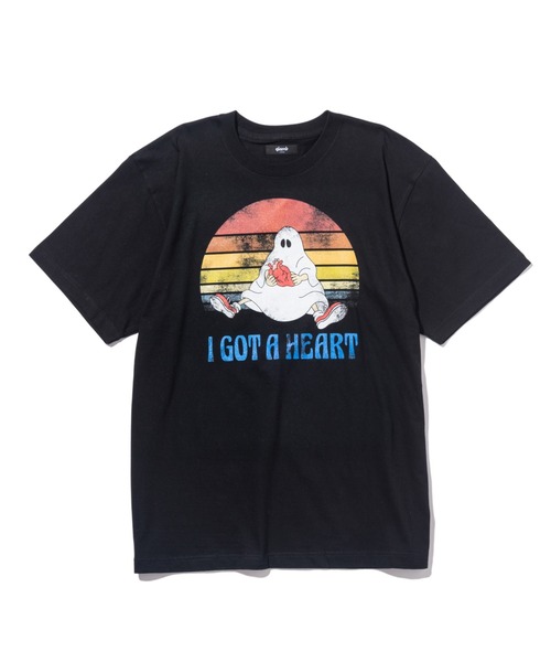 glamb(グラム)の「I Got A Heart T / アイガットアハートT(Tシャツ/カットソー・メンズ・ホワイト/ブラック・L/M/S)」の2枚目の写真