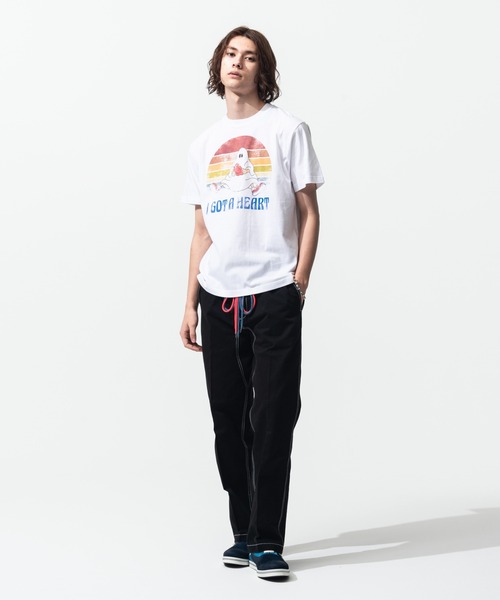 glamb(グラム)の「I Got A Heart T / アイガットアハートT(Tシャツ/カットソー・メンズ・ホワイト/ブラック・L/M/S)」の6枚目の写真