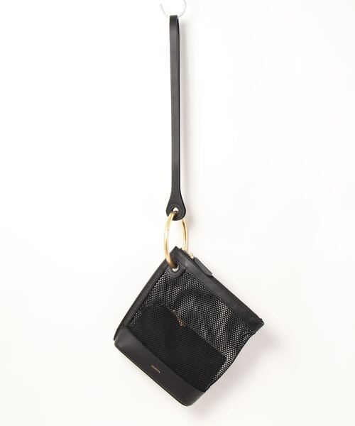 ORSETTO(オルセット)の「【ORSETTO(オルセット)】 FILA / メッシュハンドバッグ / ショルダーバッグ(ハンドバッグ・レディース・ベージュ/ブラック・2)」の16枚目の写真