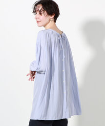 NOLLEY’S | 割繊ストライプギャザー2WAYブラウス(シャツ/ブラウス)