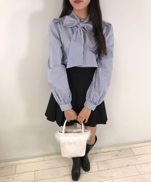 INGNI（イング）の「プリーツスカパン(セットアップ対応)（スカート・レディース・ブラック系6/ブラック/ベージュ/ブラウン系その他2/グレー系8/オフホワイト/ライトベージュ・FREE）」の8枚目の写真