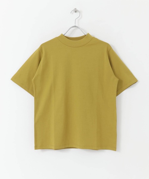 SENSE OF PLACE by URBAN RESEARCH(センスオブプレイスバイアーバンリサーチ)の「オーガニックコットンハイネックTシャツ(半袖)(Tシャツ/カットソー・レディース・ブラック/レッド/オフホワイト/イエロー/グリーン/ライトベージュ・ONE)」の22枚目の写真